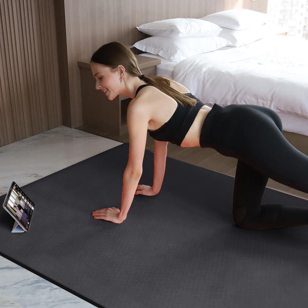 Large TPE Yoga Mat 6'x4'x1/2"