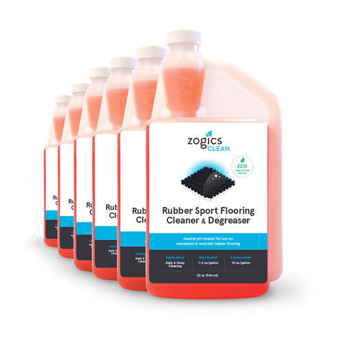 Rubber Flooring Cleaner for Gyms (32 oz or Case of 6)