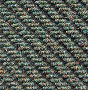 CarpeTile Sport interlocking carpet tile Autumn Green color option product shot