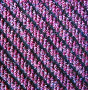 CarpeTile Sport interlocking carpet tile Cranberry color option product shot