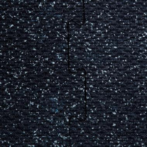 Interlocking rubber gym tiles high impact Gray flec color swatch close-up texture