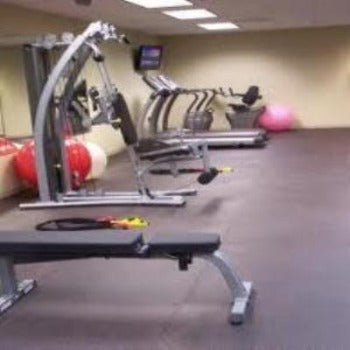 Interlocking Rubber Gym Tiles (48"x 48") - FITFLOORS...Rubber Floors & more 