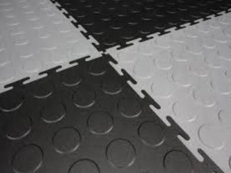 Coin pattern Flex tiles - FITFLOORS...Rubber Floors & more 